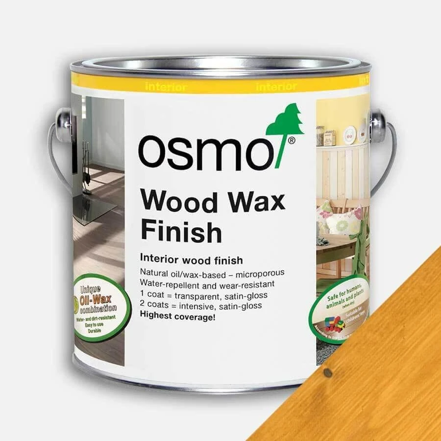 Osmo Wood Wax Finish - Light Oak 3 Osmo Wood Wax Finish - Light Oak