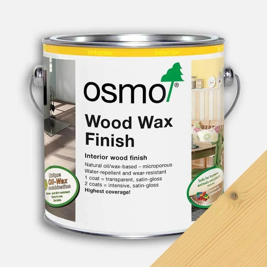 Osmo Wood Wax Finish - Birch 3 Osmo Wood Wax Finish - Birch