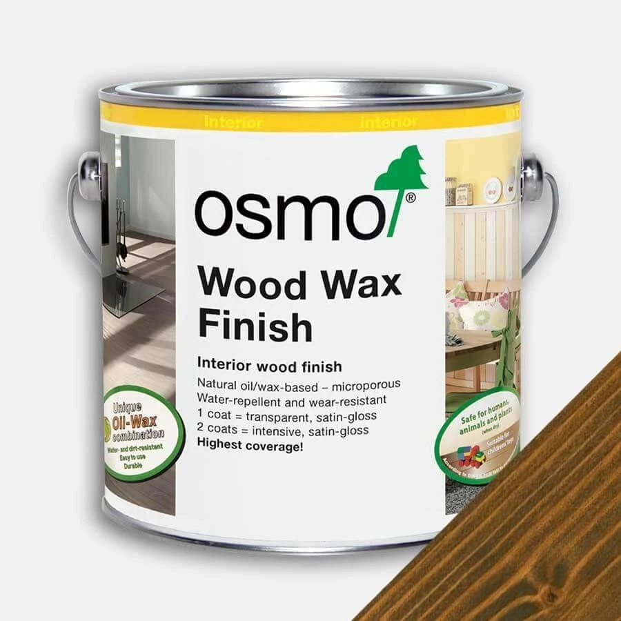 Osmo Wood Wax Finish - Walnut