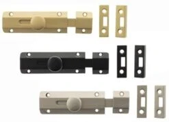 Atlantic Solid Brass Surface Door Bolt 4"