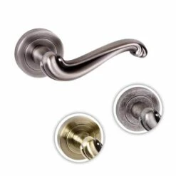 Colchester Lever On Round Rose