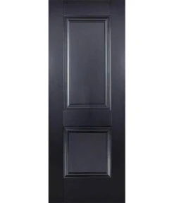 Arnhem Black Primed 2 Panel FD30 Fire Door
