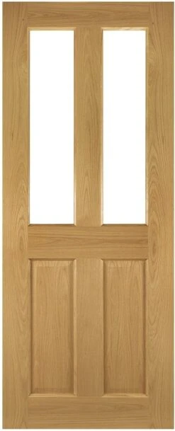 Bury Prefinished Oak Glazed FD30 Fire Door