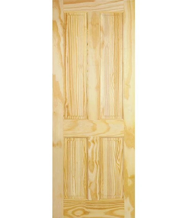 Clear Pine 4 Panel Internal Door 3 Clear Pine 4 Panel Internal Door