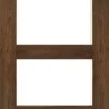 Coventry Prefinished Clear Glazed Walnut Door
