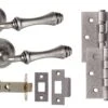 Atlantic Durham Door Lever Value Kit - Distressed Silver 1 Atlantic Durham Door Lever Value Kit - Distressed Silver -Home Door Shop durham ironmongery package