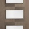 Apollo Prefinished Chocolate Grey 3L Internal Glazed Door 1 Apollo Prefinished Chocolate Grey 3L Internal Glazed Door -Home Door Shop ed chocolate grey apollo glazed 3l 1 2nd