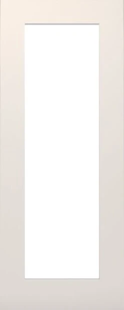 Denver White Primed Clear Glazed Door