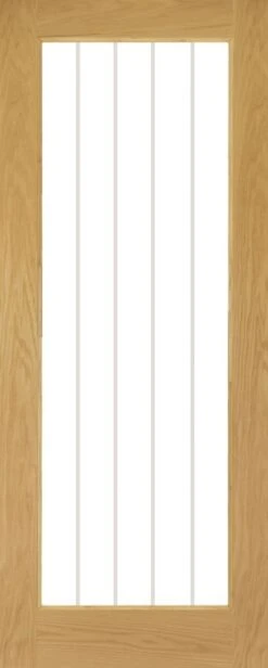 Mexicana Ely 1 Lite Prefinished Oak Door