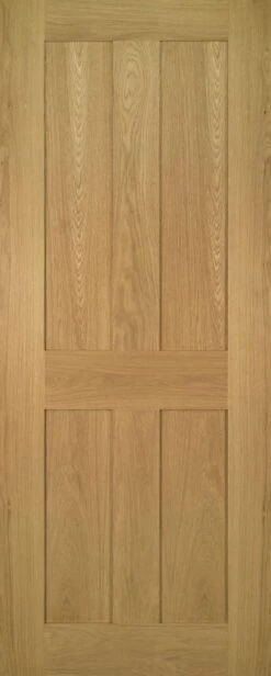 Eton 4 Flat Panel Oak Fire Door