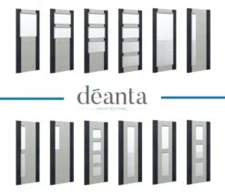 Light Grey Flush Dark Grey Edges Prefinished Internal FD30 Fire Door -Home Door Shop ed flush prefinished light grey ash dark edges fire door options