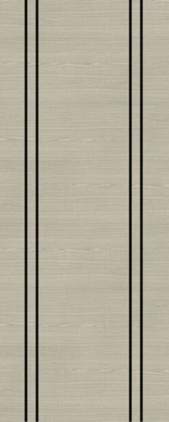 Light Grey Flush Vertical Inlay Prefinished Internal FD30 Fire Door