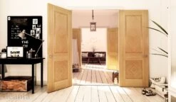Kensington Pre-Finished Oak Fire Door -Home Door Shop ed kensignton prefinished oak fire door lifestyle