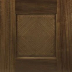 Kensington Internal Prefinished Walnut Door -Home Door Shop ed kensington prefinished walnut panel internal door panel closeup 1
