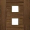 Pamplona Glazed Prefinished Walnut Fire Door -Home Door Shop ed pamplona walnut prefinished glazed fire door