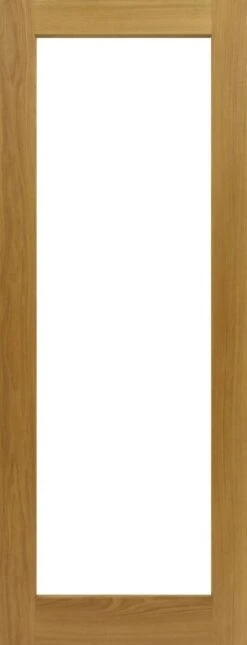 Pattern 10 Internal Glazed Oak French Door