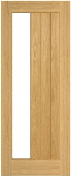 Ely Prefinished Oak 1SL Glazed FD30 Fire Door