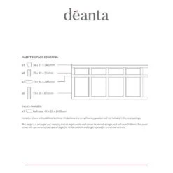 White Primed Hampton Wall Panelling 9 White Primed Hampton Wall Panelling -Home Door Shop hampton technical drawing