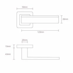 Invictus Door Lever -Home Door Shop invictus dimensions opt