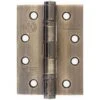 Atlantic 4" FD30 Rated Butt Hinge - Antique Brass -Home Door Shop ir antique brass 4 inch hinge opt