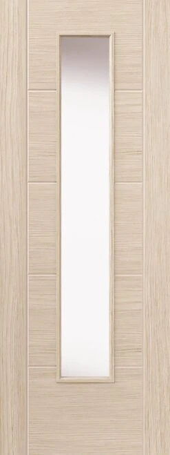 Tigris Ivory Glazed Laminate Internal Door