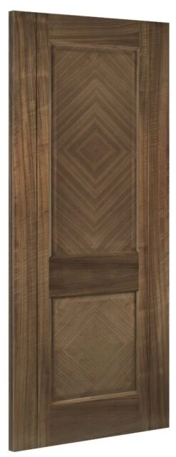Kensington Pre-Finished Walnut Fire Door -Home Door Shop kensington walnut c angled 1