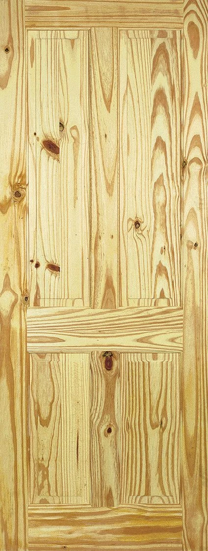Knotty Pine 4 Panel Internal Door 3 Knotty Pine 4 Panel Internal Door