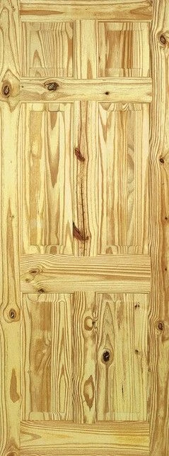 Knotty Pine 6 Panel Internal Door