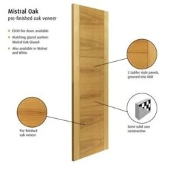 Mistral Prefinished Oak FD30 Internal Fire Door -Home Door Shop mistral prefinished 1