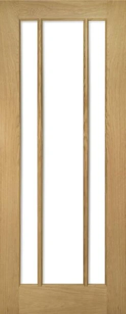 Norwich Modern Glazed Oak Door