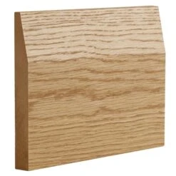 Oak Veneer Half Splayed Skirting Boards Pack Of 4