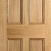 Oak Veneer 4 Flat Panel Internal Door -Home Door Shop oak 4p
