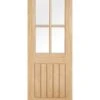 Belize Unfinished Oak 4 Light Glazed Internal Door -Home Door Shop oak belize 4l opt 1