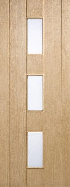 Copenhagen Oak Glazed External Door