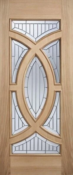 Majestic Oak Glazed External Door
