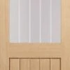 Mexicano Half Light Clear Glazed Door -Home Door Shop oak mexicano glazed half light