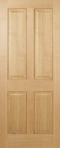 Regency 4 Panel Prefinished Oak Internal Door