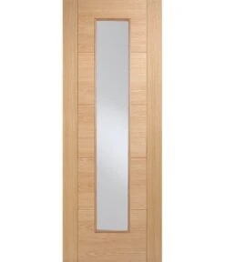 Vancouver Prefinished Oak Long Light Glazed FD30 Fire Door -Home Door Shop oak vancouver glazed long light opt 1