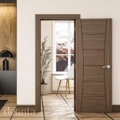 Pamplona Prefinished Walnut Door -Home Door Shop pamplona walnut l