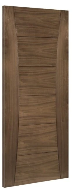 Pamplona Pre-Finished Walnut Fire Door -Home Door Shop pamplona walnut s angled 1