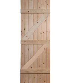 Solid Pine Ledge And Brace Bead & Butt Internal Door