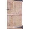 Solid Oak Rustic Ledged Door