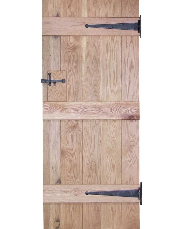 Solid Oak Rustic Ledged Door 2 Solid Oak Rustic Ledged Door