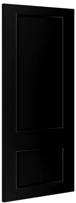 Sandringham Black Prefinished Internal Door -Home Door Shop sandringham black dw 35sanbl angled