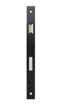 Slim Euro Profile Sash Lock -Home Door Shop sash euro lock black steel front