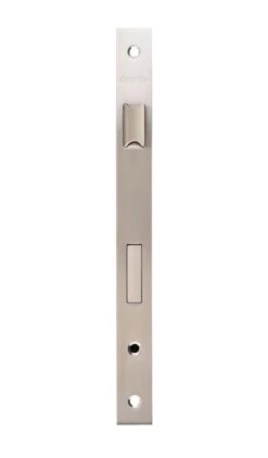 Slim Euro Profile Sash Lock -Home Door Shop sash euro lock satin steel front