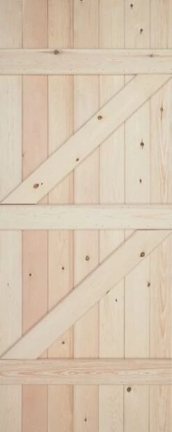 Solid Ledge & Brace V Groove Internal Pine Doors