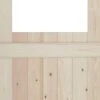 Solid Pine 3 Ledge Un-Glazed V Groove Internal Door