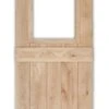 Solid Oak 3 Ledge Glazed Rustic V Groove Cottage Door -Home Door Shop sd rustic 3 ledged glazed door 1