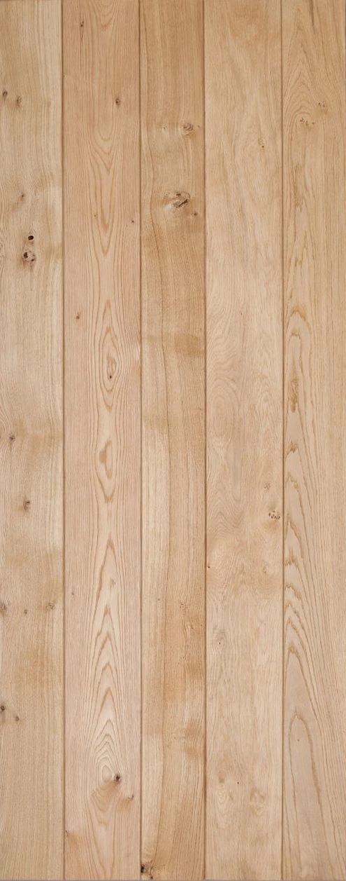 Solid Oak Rustic Ledged Door 4 Solid Oak Rustic Ledged Door - Image 3